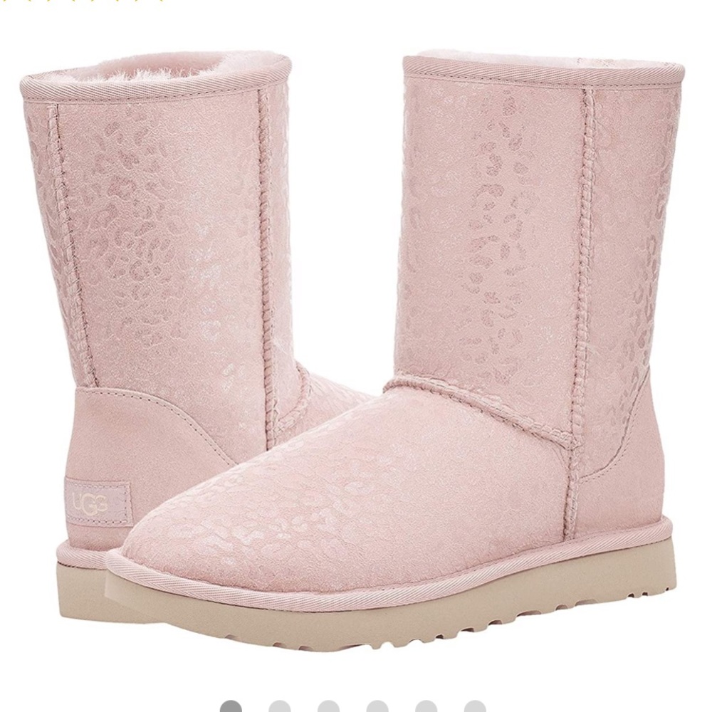 Ugg Snow Leopard Metallic Short Classic